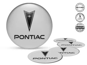 Pontiac Autocollants Résine Bombés Logos Jantes Racing